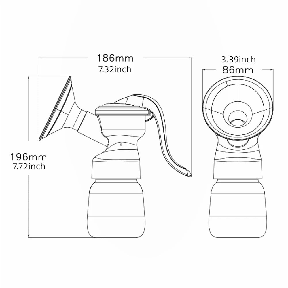 BPA-Free Manual Breast Pump