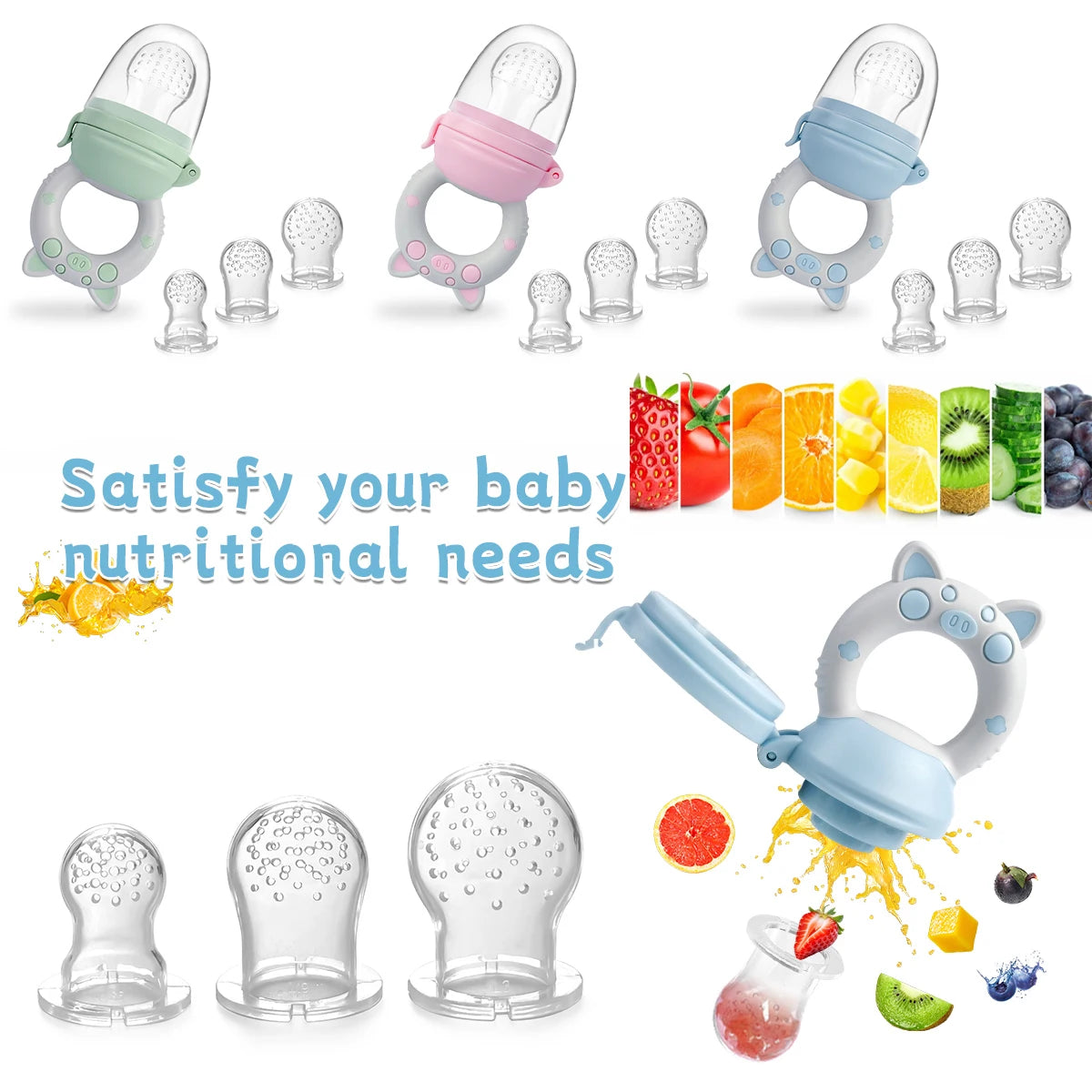 Feeding pacifier