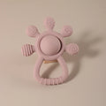 Teething Silicone Palm Rattle Teether bunny