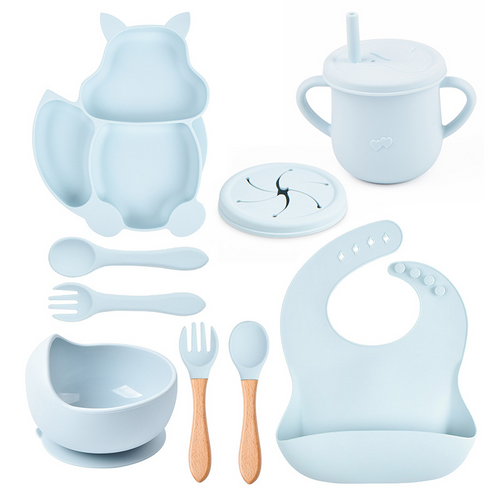 Baby Feeding Set - make it fun with the animal shaped plate