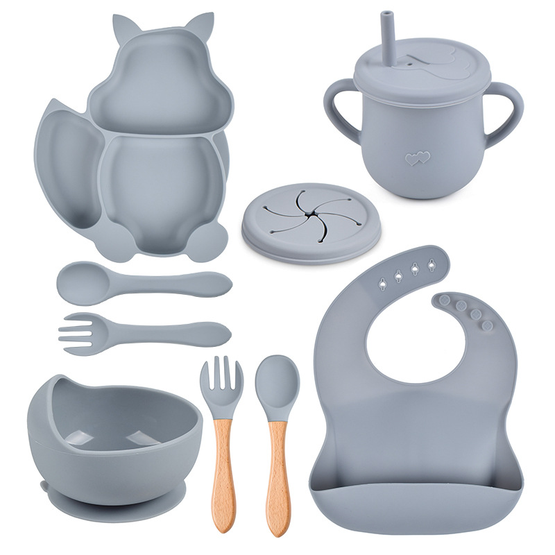 Baby Feeding Set - make it fun with the animal shaped plate
