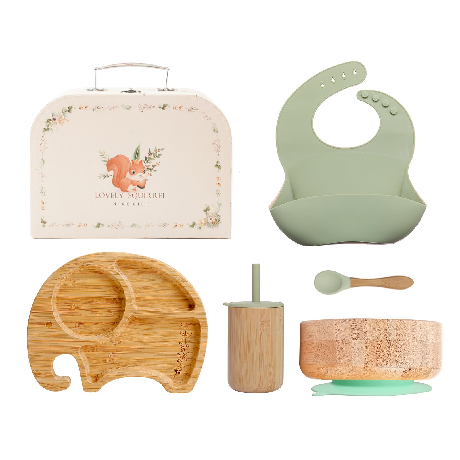 Elephant feeding set- perfect gift for your little one.