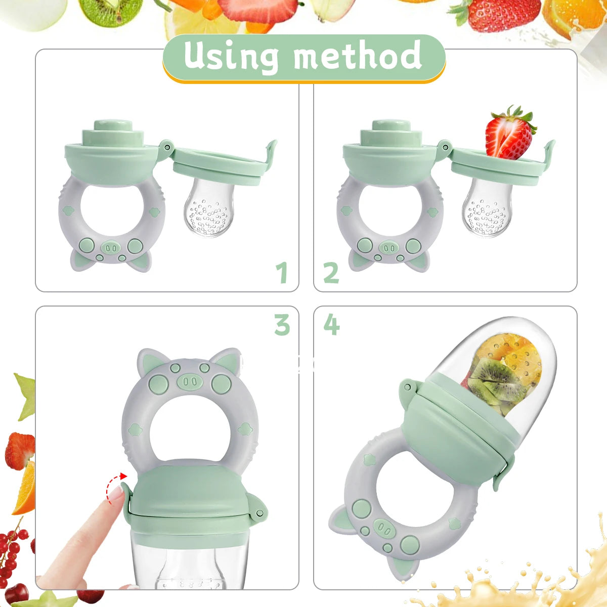 Feeding pacifier